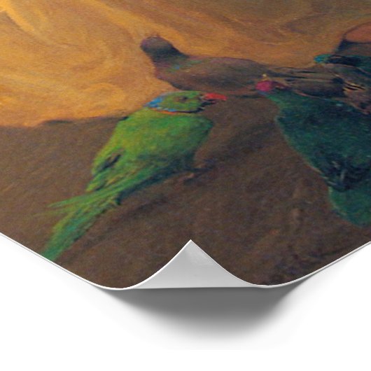 Franz Dvorak Angel of Birds CC0431 Poster (Ecke)