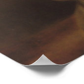 Franz Eybl - Lesendes Mädchen, 1850 Poster (Ecke)