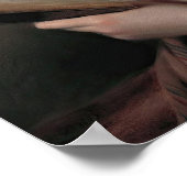 Franz Eybl Lesendes Mädchen Poster (Ecke)