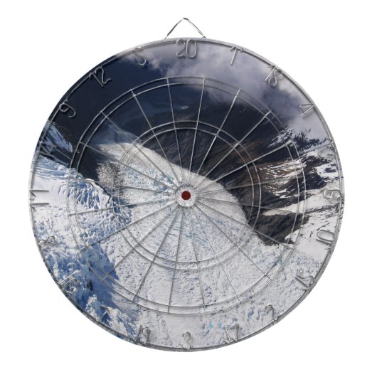 Franz Josef Glacier Aerial View, Neuseeland Dartscheibe (vorne)