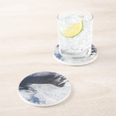 Franz Josef Glacier Aerial View, Neuseeland Getränkeuntersetzer (Seite)