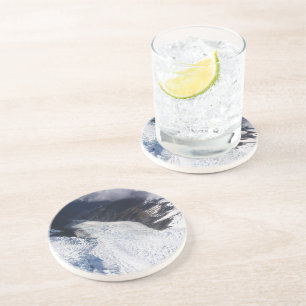 Franz Josef Glacier Aerial View, Neuseeland Getränkeuntersetzer