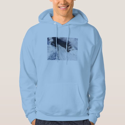 Franz Josef Glacier Aerial View, Neuseeland Hoodie (Vorderseite)