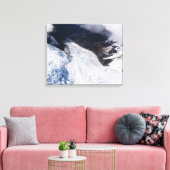 Franz Josef Glacier Aerial View, Neuseeland Leinwanddruck (Insitu (Wohnzimmer))
