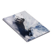 Franz Josef Glacier Aerial View, Neuseeland Notizblock (Rechte Seite)