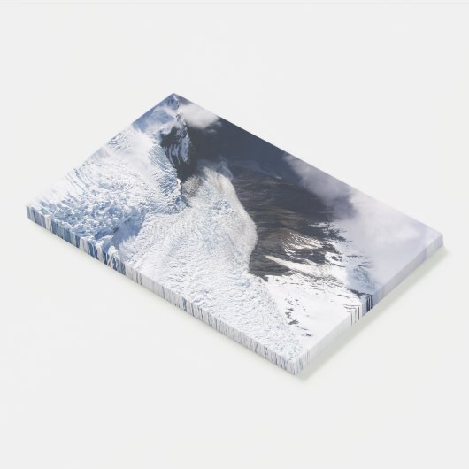 Franz Josef Glacier Aerial View, Neuseeland Post-it Klebezettel (angewinkelt)