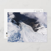 Franz Josef Glacier Aerial View, Neuseeland Postkarte (Vorne/Hinten)
