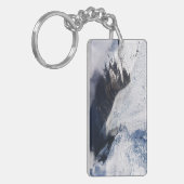 Franz Josef Glacier Aerial View, Neuseeland Schlüsselanhänger (Vorderseite links)