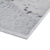 Franz Josef Glacier Aerial View, Neuseeland Schneidebrett (Ecke)