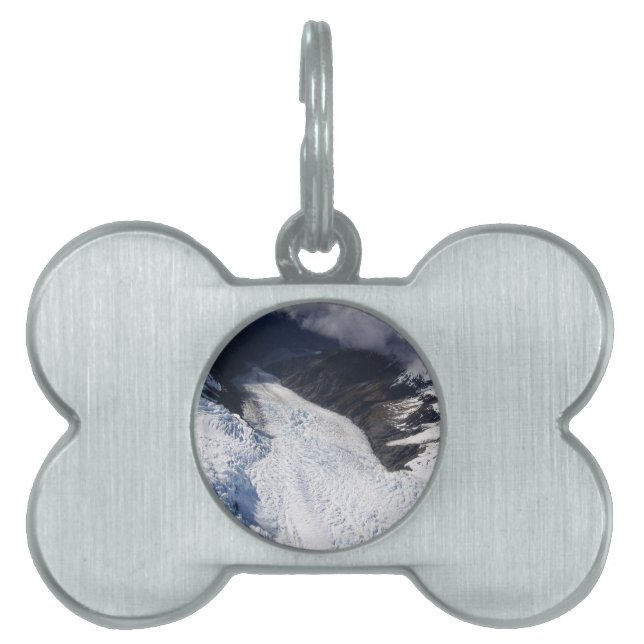 Franz Josef Glacier Aerial View, Neuseeland Tiermarke (Vorderseite)