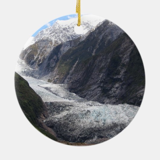 Franz Josef Glacier, Neuseeland Keramikornament (Hinten)