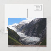 Franz Josef Glacier, Neuseeland Postkarte (Vorne/Hinten)