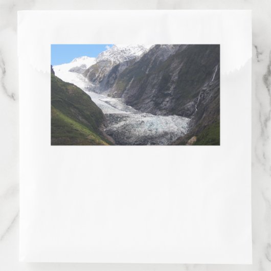 Franz Josef Glacier, Neuseeland Rechteckiger Aufkleber (Tasche)