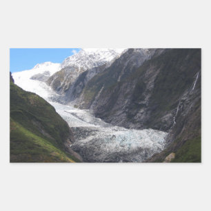 Franz Josef Glacier, Neuseeland Rechteckiger Aufkleber