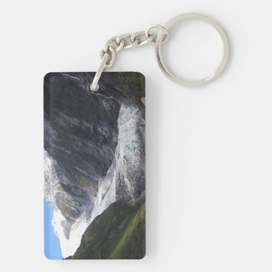Franz Josef Glacier, Neuseeland Schlüsselanhänger (Rückseite)