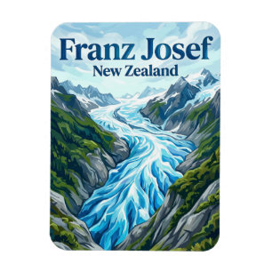 Franz-Josef-Gletscher Neuseeland Magnet