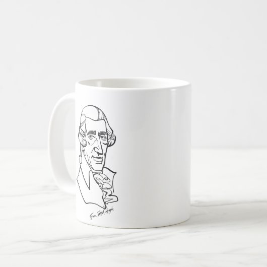 Franz Joseph Haydn Kaffeetasse (Vorderseite Links)