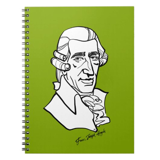 Franz Joseph Haydn Notizblock (Vorderseite)