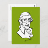 Franz Joseph Haydn Postkarte (Vorne/Hinten)