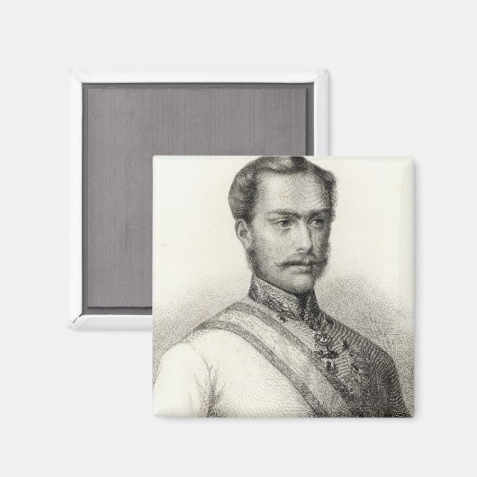 Franz Joseph I, Kaiser Österreichs 2 Magnet (Vorderseite/Rückseite)