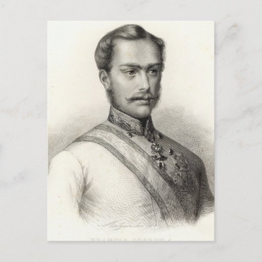 Franz Joseph I, Kaiser Österreichs 2 Postkarte (Vorderseite)