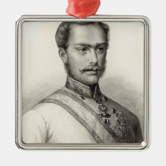 Franz Joseph I, Kaiser von Österreich 2 Silbernes Ornament (Vorne)