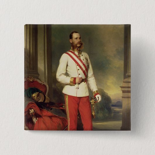 Franz Joseph I, Kaiser von Österreich Button (Vorderseite)