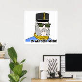 Franz Joseph I., Kaiser von Österreich, mit Brille Poster (Heimbüro)