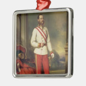 Franz Joseph I, Kaiser von Österreich Silbernes Ornament (Links)