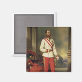 Franz Joseph I, österreichischer Kaiser Magnet (Vorderseite/Rückseite)