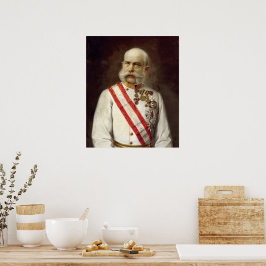 Franz Joseph I Poster (Küche)