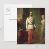 Franz Joseph I Postkarte (Vorne/Hinten)