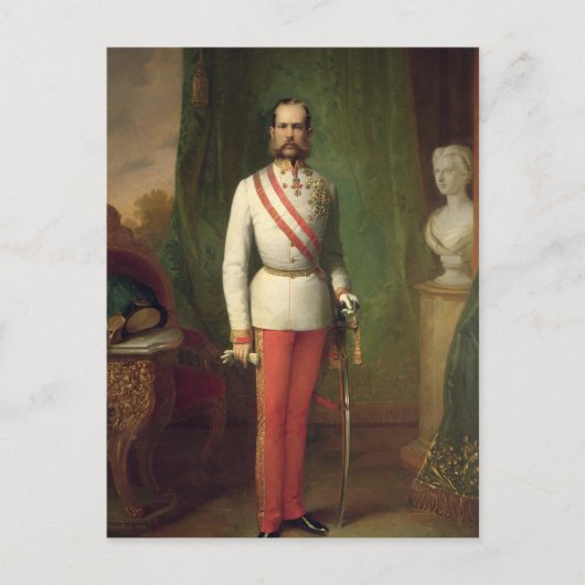Franz Joseph I Postkarte (Vorderseite)