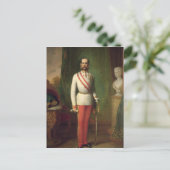 Franz Joseph I Postkarte (Stehend Vorderseite)