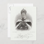 Franz-Joseph I. von Österreich Postkarte (Vorne/Hinten)