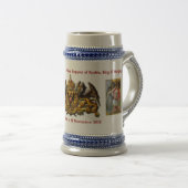 Franz Joseph I von Österreich Ungarn Bierglas (VorderseiteRechts)