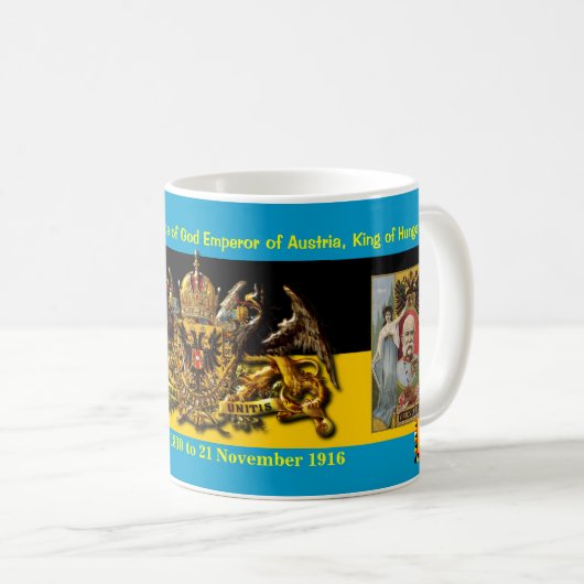 Franz Joseph I von Österreich Ungarn Kaffeetasse (VorderseiteRechts)