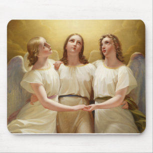 Franz Kadik - Drei Engel - 1822 - Malerei Mousepad