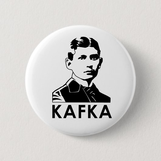 Franz Kafka Button (Vorderseite)