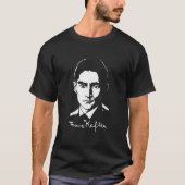 Franz Kafka (Dark) T-Shirt (Vorderseite)