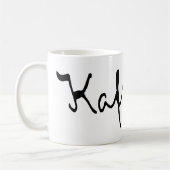 Franz Kafka Kaffeetasse (Links)