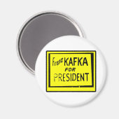 Franz Kafka Magnet (Vorderseite/Rückseite)