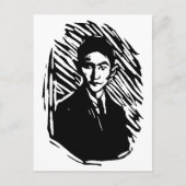 Franz Kafka Portrait Postkarte (Vorderseite)