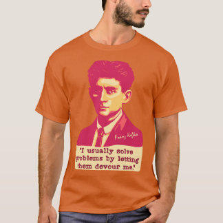 Franz Kafka Portrait und Zitat 1 T-Shirt