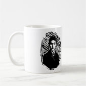 Franz Kafka-Porträt Kaffeetasse (Links)