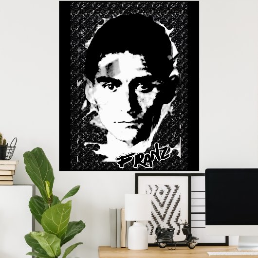 Franz Kafka Poster (Heimbüro)