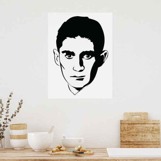 Franz Kafka Poster (Küche)