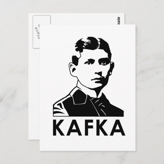 Franz Kafka Postkarte (Vorne/Hinten)