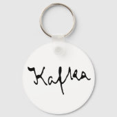 Franz Kafka Unterzeichnung Schlüsselanhänger (Vorderseite)