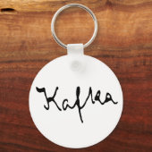 Franz Kafka Unterzeichnung Schlüsselanhänger (Vorderseite)